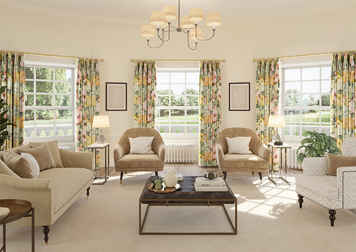 Amelia Faux Silk, Honeydew - Made to Measure Curtain - Image 14